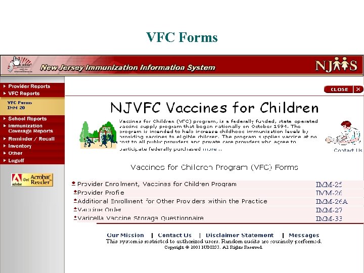 VFC Forms 