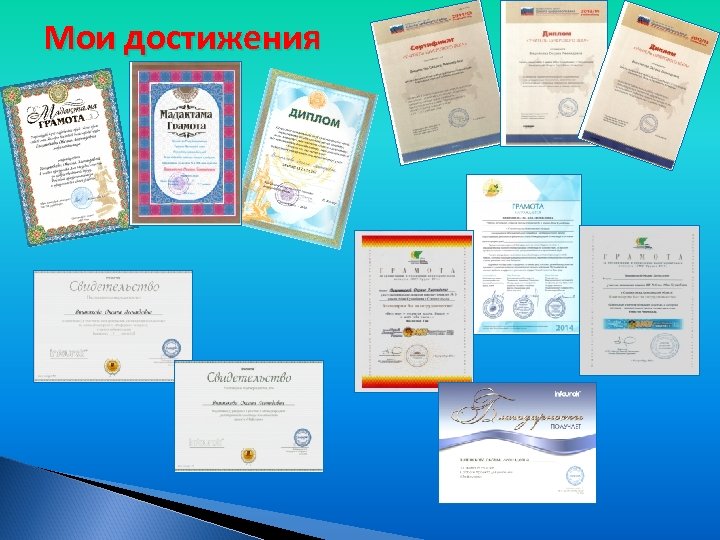 Мои достижения 