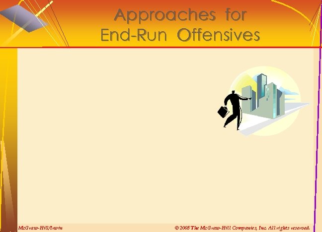 Approaches for End-Run Offensives Mc. Graw-Hill/Irwin © 2005 The Mc. Graw-Hill Companies, Inc. All