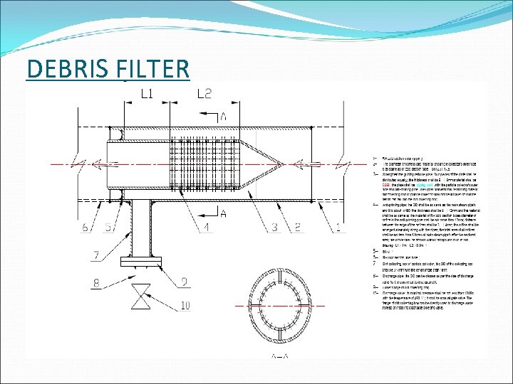 DEBRIS FILTER 