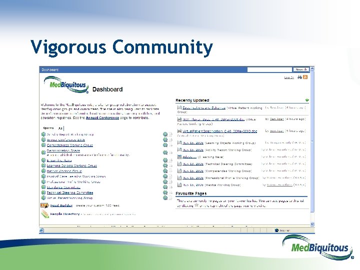 Vigorous Community ® 