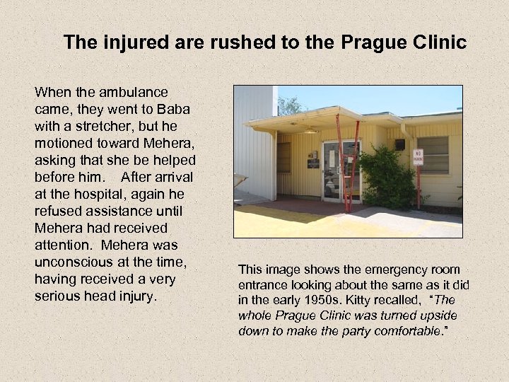 The injured are rushed to the Prague Clinic When the ambulance came, they went