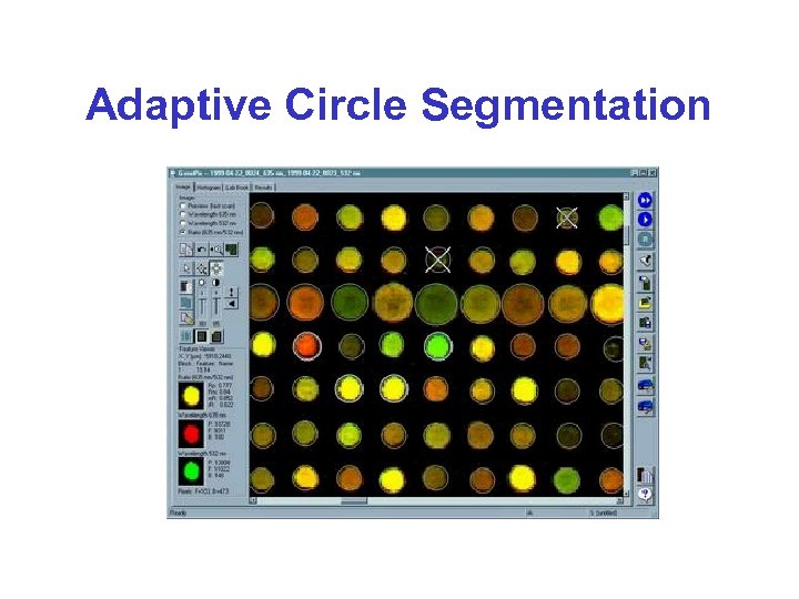 Adaptive Circle Segmentation 