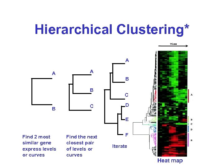 Hierarchical Clustering* A A A B B B C C D E Find 2