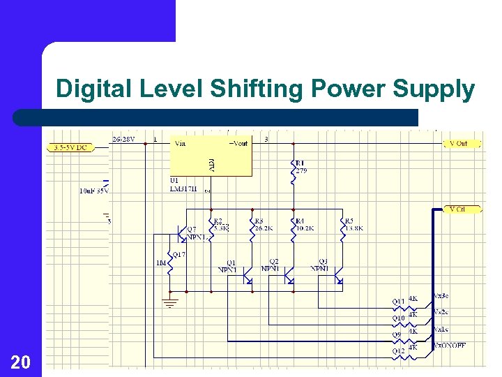 Digital Level Shifting Power Supply Vpp Out 5 V In DC-DC Converter 5 V