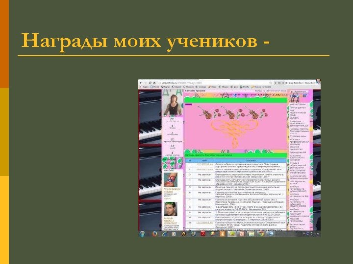 Награды моих учеников - 