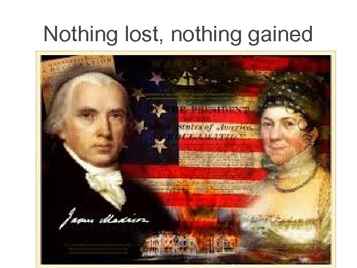 Nothing lost, nothing gained 