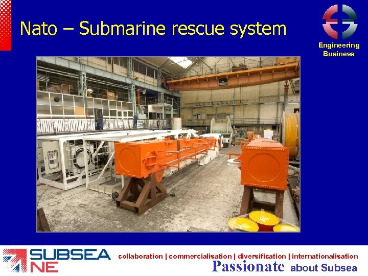 Nato – Submarine rescue system Engineering Business collaboration | commercialisation | diversification | internationalisation