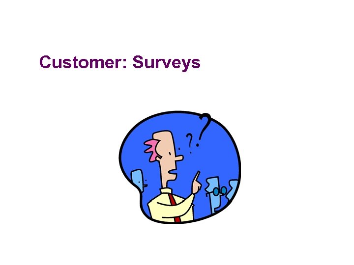 Customer: Surveys 
