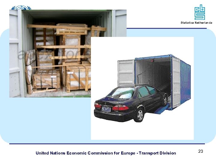 Statistics Netherlands United Nations Economic Commission for Europe - Transport Division 23 