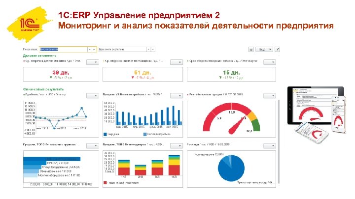 1 С: ERP Управление предприятием 2 Мониторинг и анализ показателей деятельности предприятия 