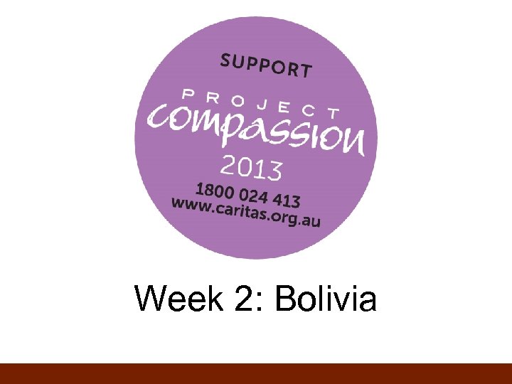 Week 2: Bolivia 