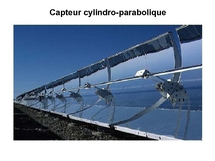  Capteur cylindro-parabolique 