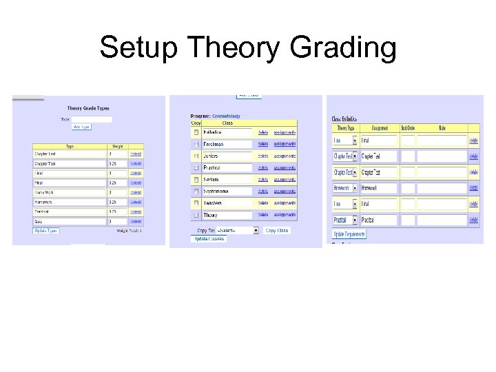 Setup Theory Grading 