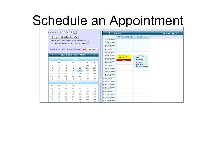 Schedule an Appointment 