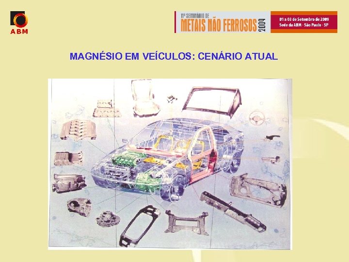 MAGNÉSIO EM VEÍCULOS: CENÁRIO ATUAL 