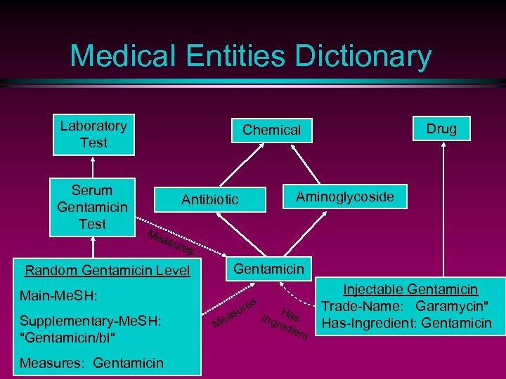 Medical Entities Dictionary Laboratory Test Serum Gentamicin Test Drug Chemical Aminoglycoside Antibiotic Me asu
