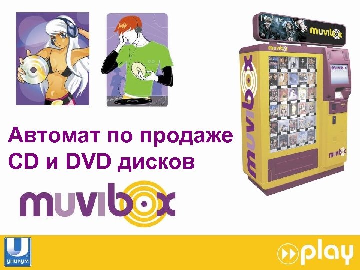 Автомат по продаже CD и DVD дисков 