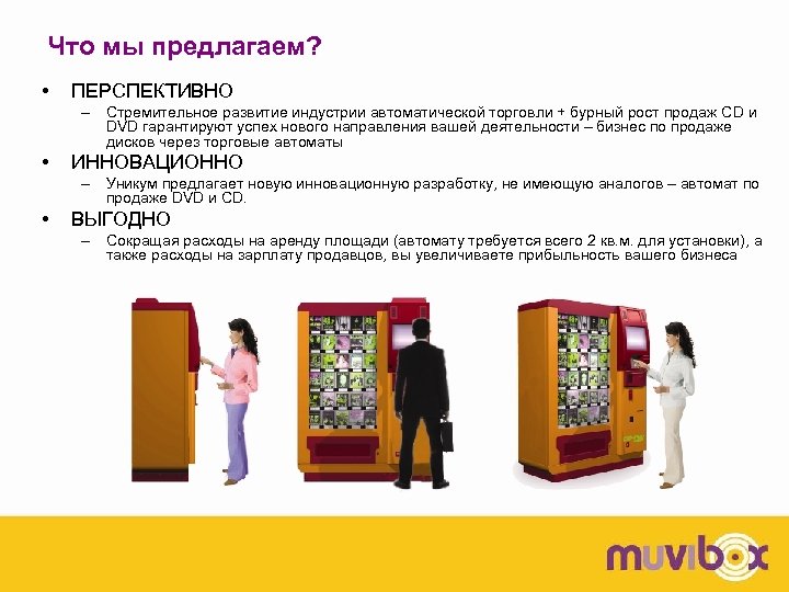 Что мы предлагаем? • ПЕРСПЕКТИВНО – Стремительное развитие индустрии автоматической торговли + бурный рост