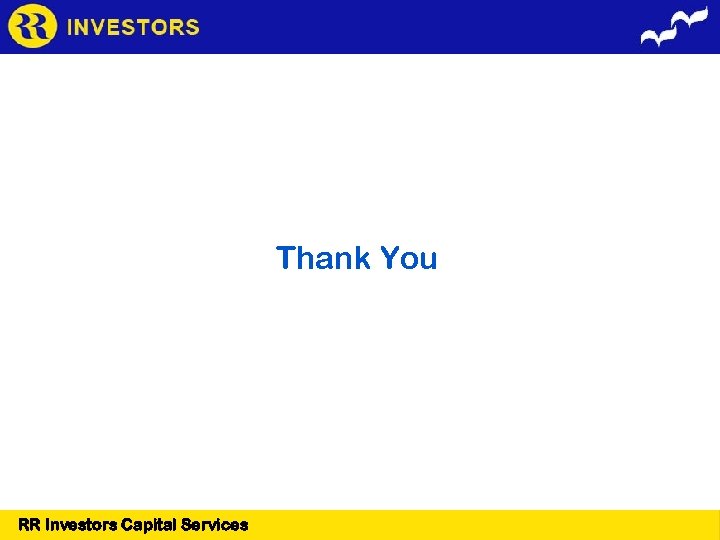 Thank You RR Investors Capital Services Investors Capital RR Investors Capital Services 2009 