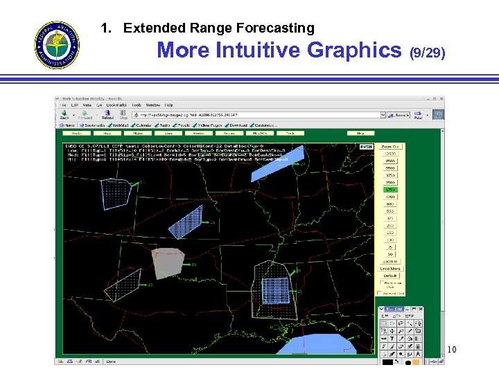 1. Extended Range Forecasting More Intuitive Graphics (9/29) 10 