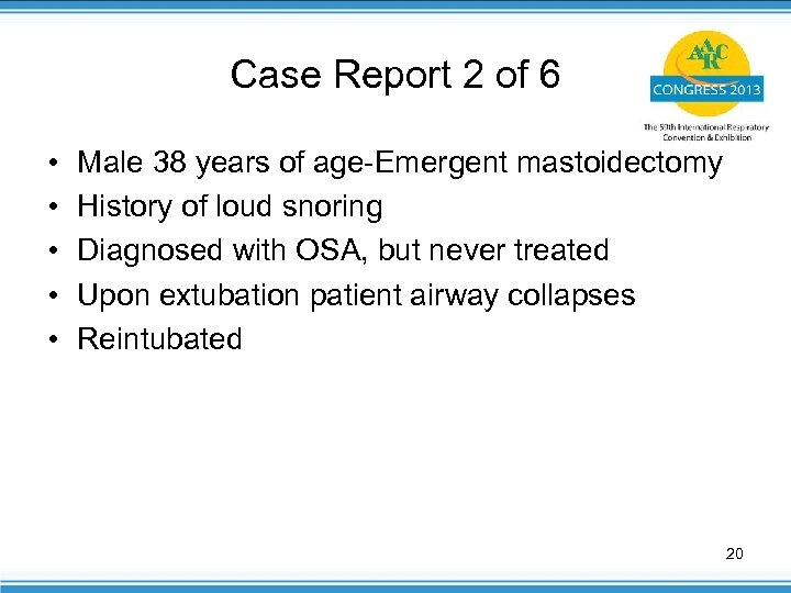 Case Report 2 of 6 • • • Male 38 years of age-Emergent mastoidectomy