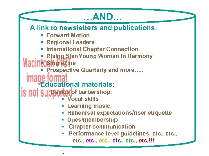 …AND… A link to newsletters and publications: § Forward Motion § Regional Leaders §