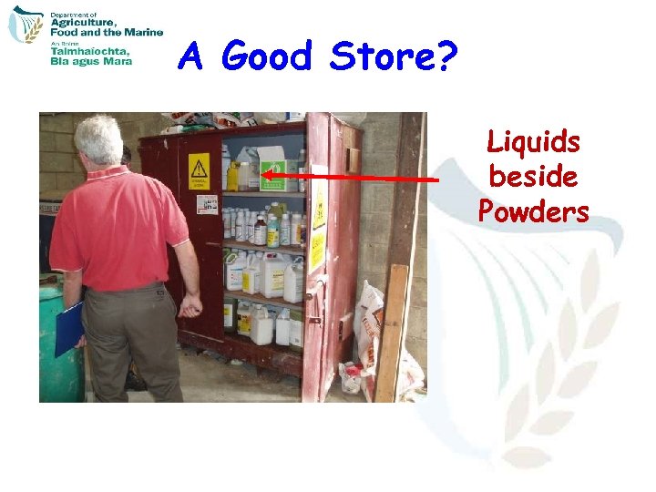 A Good Store? Liquids beside Powders 