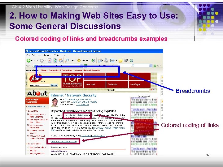 Ch 4. 2 Web Usability: Web Design Concerns 2. How to Making Web Sites