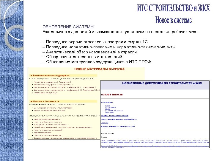 ОБНОВЛЕНИЕ СИСТЕМЫ Ежемесячно с доставкой и возможностью установки на несколько рабочих мест – Последние