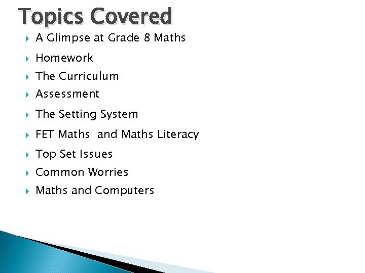 grade-8-parents-information-evening-mathematics-department-february