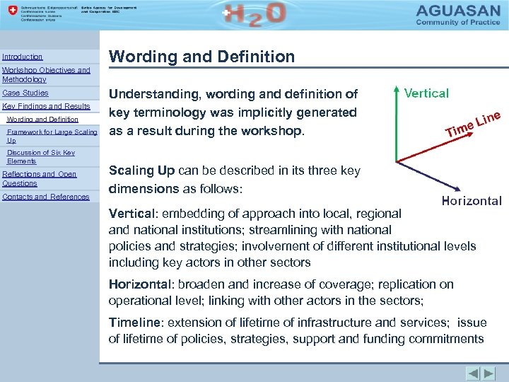 Introduction Wording and Definition Workshop Objectives and Methodology Case Studies Key Findings and Results