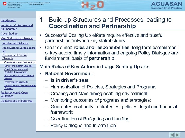 Introduction Workshop Objectives and Methodology Case Studies Key Findings and Results Wording and Definition