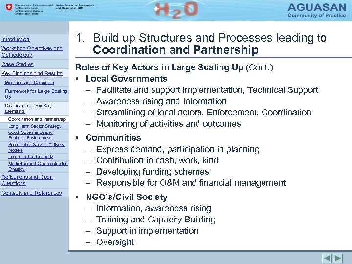 Introduction Workshop Objectives and Methodology Case Studies Key Findings and Results Wording and Definition