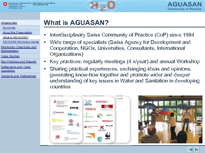 Introduction Acronyms About this Presentation What is AGUASAN? AGUASAN Workshop Series Workshop Objectives and