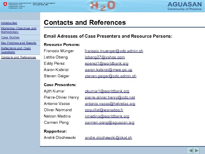 Introduction Workshop Objectives and Methodology Case Studies Key Findings and Results Reflections and Open