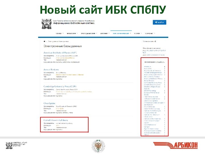 Новый сайт ИБК СПб. ПУ 10 