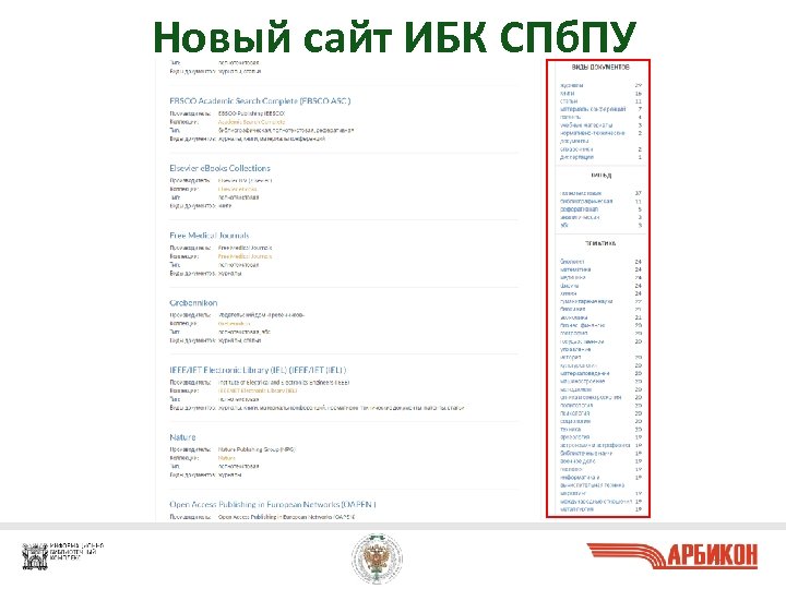 Новый сайт ИБК СПб. ПУ 11 