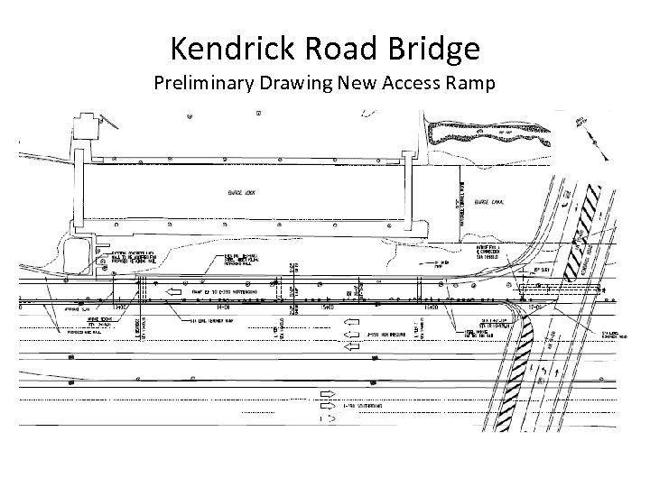 Kendrick Road Bridge Preliminary Drawing New Access Ramp 