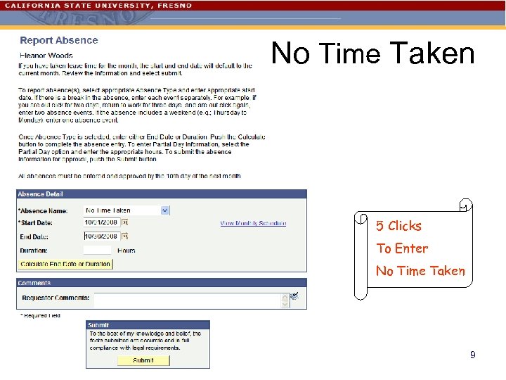 No Time Taken 5 Clicks To Enter No Time Taken 9 