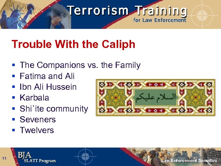 Trouble With the Caliph § § § § 11 The Companions vs. the Family