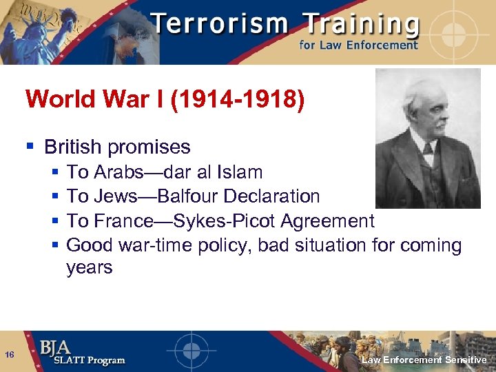 World War I (1914 -1918) § British promises § § 16 To Arabs—dar al