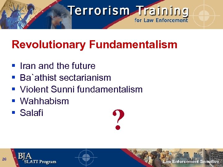 Revolutionary Fundamentalism § § § 26 Iran and the future Ba`athist sectarianism Violent Sunni