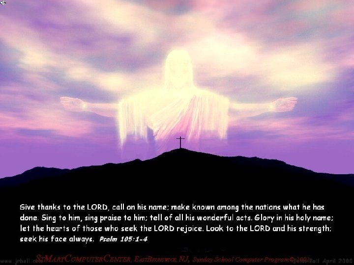 STMARYCOMPUTERCENTER, EASTBRUNSWICK, NJ, Sunday School Computer Program© 2002 