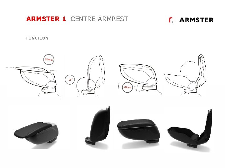 ARMSTER 1 CENTRE ARMREST FUNCTION 