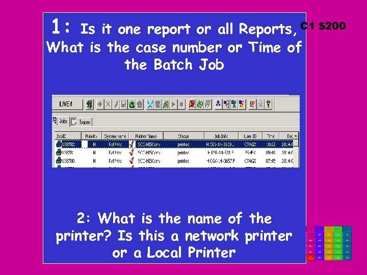 1: Is it one report or all Reports, C 1 $200 What is the