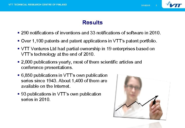 3/19/2018 5 Results § 290 notifications of inventions and 33 notifications of software in