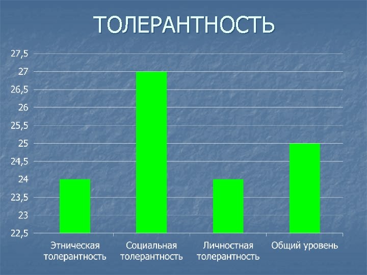 ТОЛЕРАНТНОСТЬ 