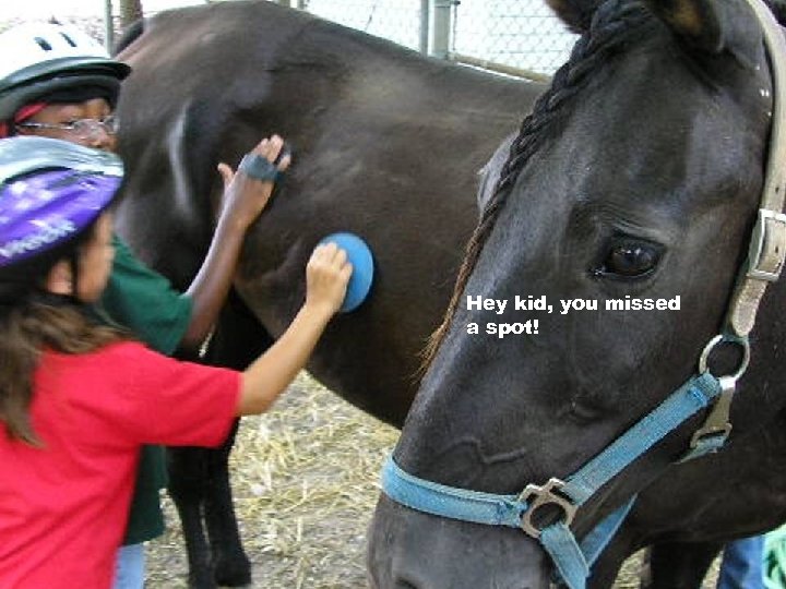 Hey kid, you missed a spot! 