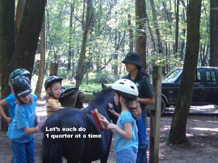 Let’s each do 1 quarter at a time 